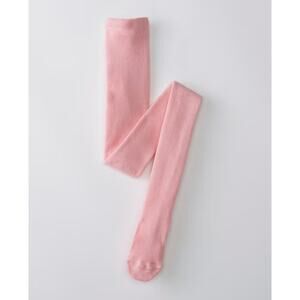 Hanna Andersson Bright Basics Ribbed Solid Rose Pink Tights Size 110 (US 5)
